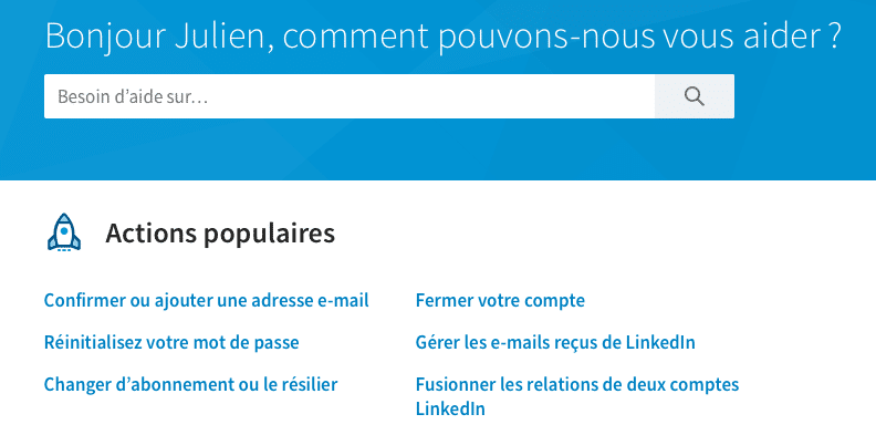 FAQ LinkedIn
