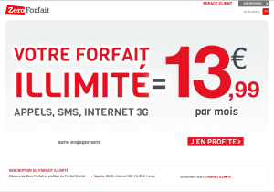 Service client Zéro Forfait