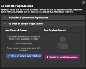 Espace client Pages Jaunes
