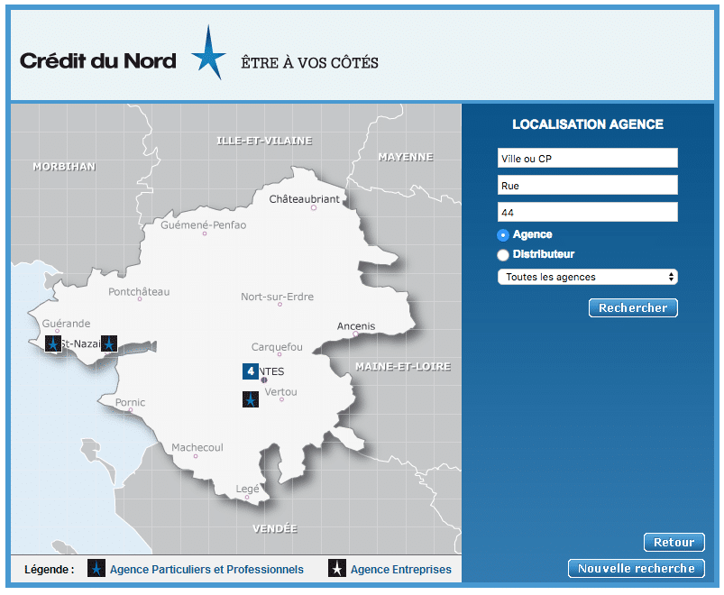 Agences Crédit du Nord