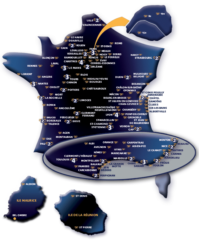 Liste agences Citya