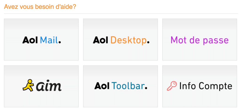 Assistance AOL