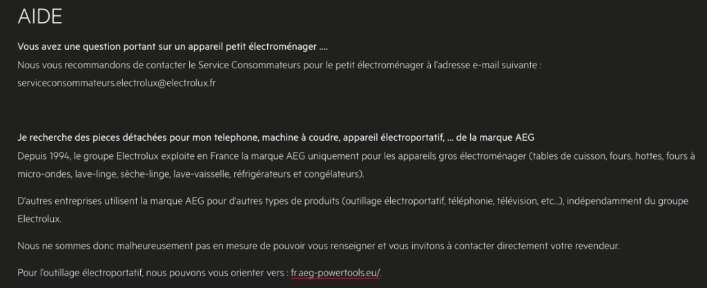 FAQ AEG