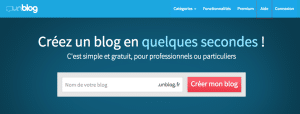 Capture du site officiel Unblog.fr