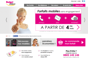 espace client budget mobile