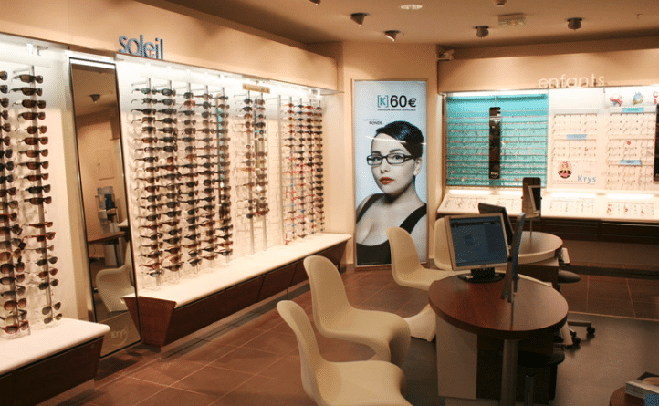 Intérieur boutique Krys