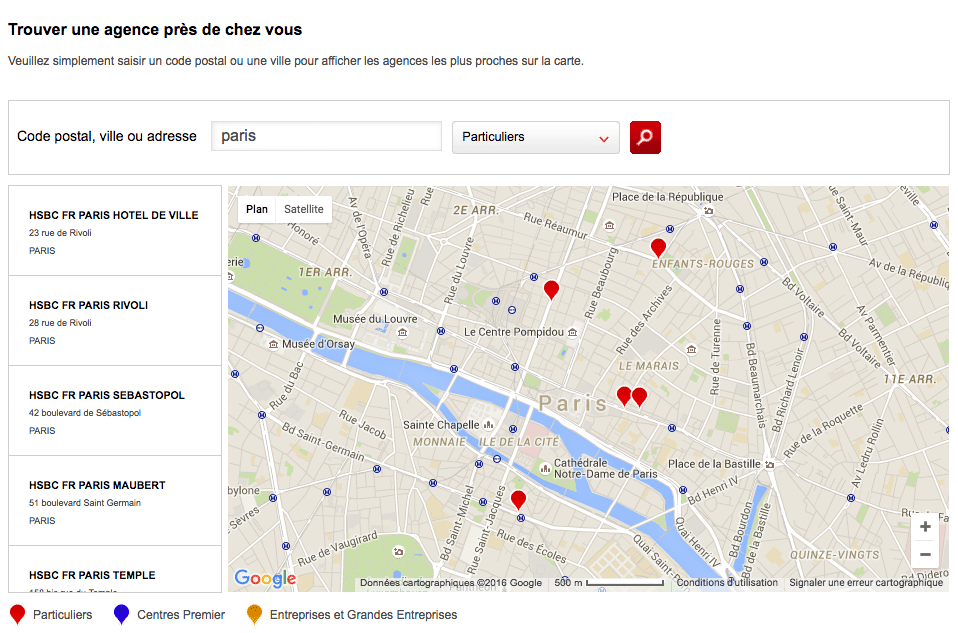 Agences HSBC