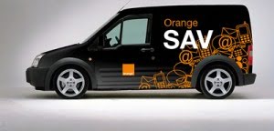 Voiture de dépannage SAV Orange