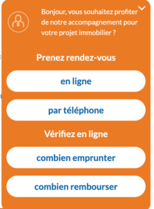 Encart de contact téléphonique CSF