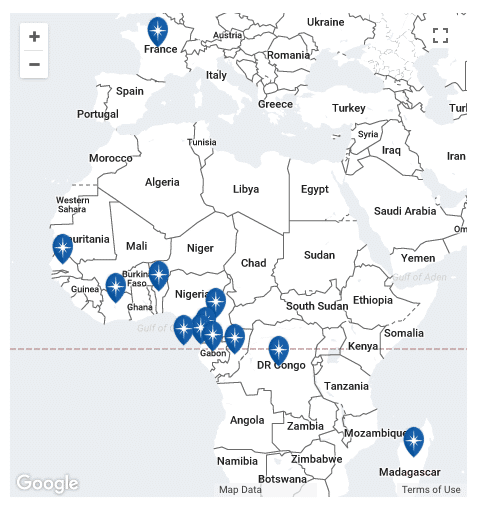 localisation BGFI Bank