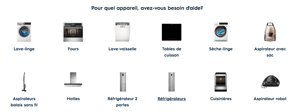 Aide appareil
