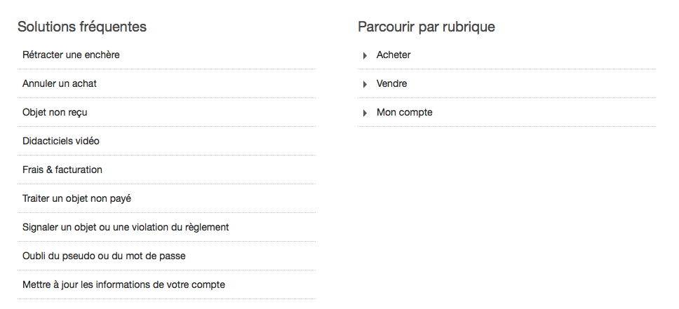 FAQ Ebay