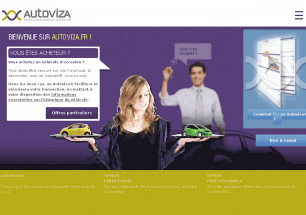 Aperçu du site web d'Autoviza