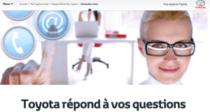 espace client Toyota