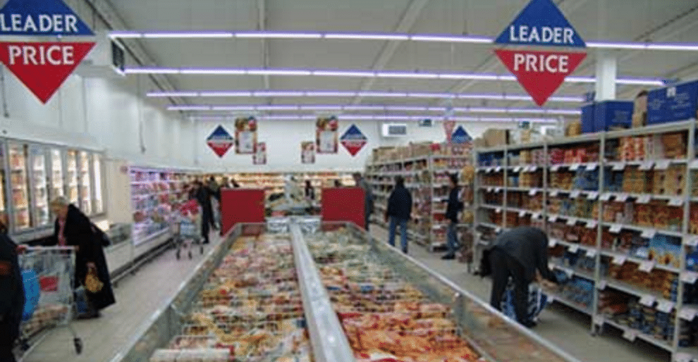 Rayonnage Leader Price