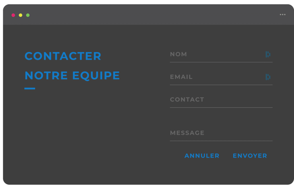 Formulaire de contact Aglaé