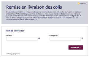 Livraison GLS