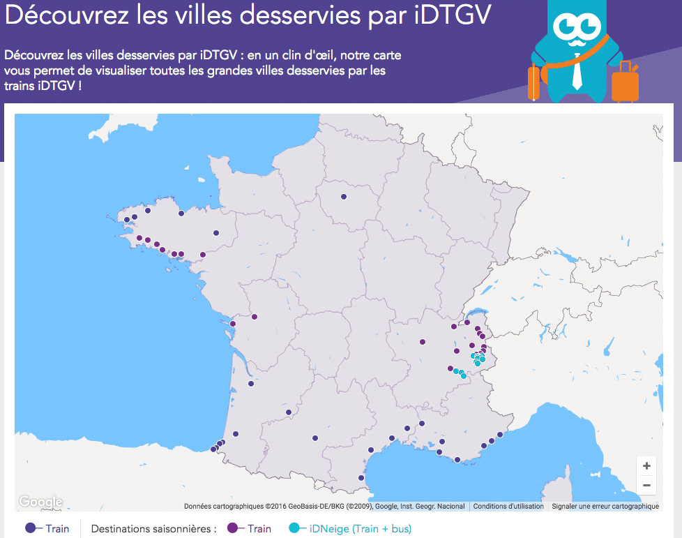 Carte IDTGV