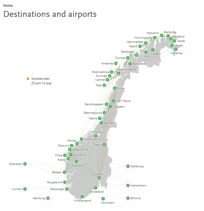 destination et aéroport