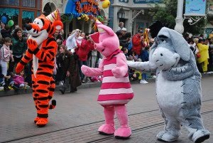 Personnages à Disneyland Paris