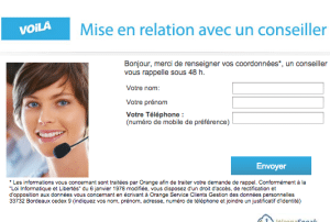 Interface de rappel Voilà