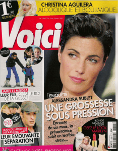 Couverture du magazine Voici