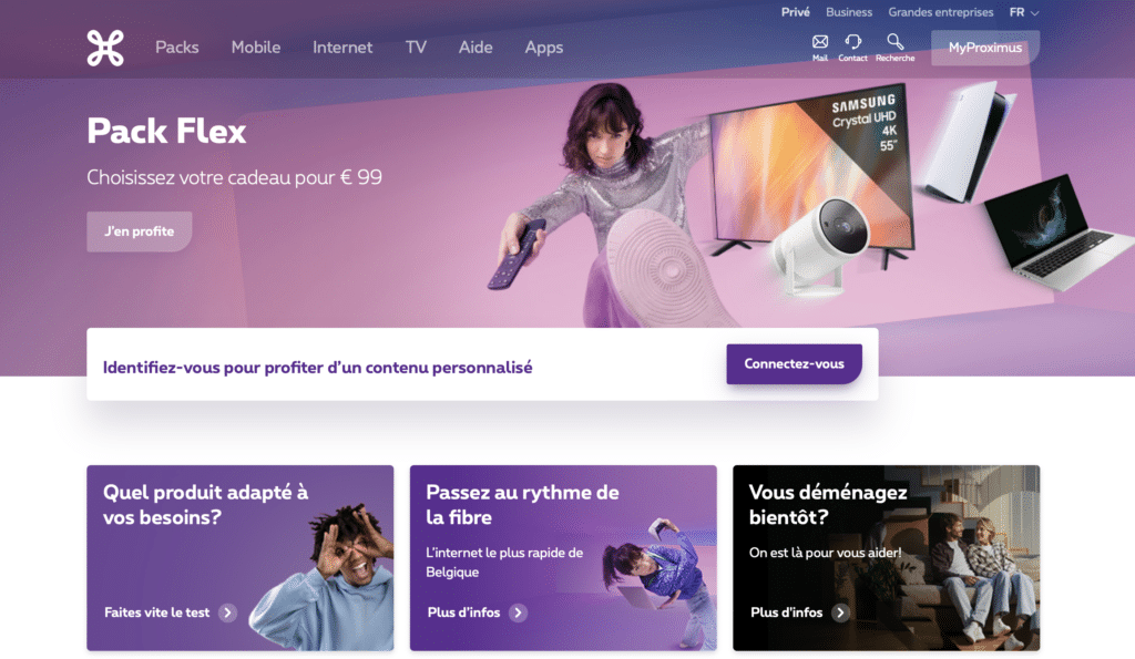 site internet de proximus