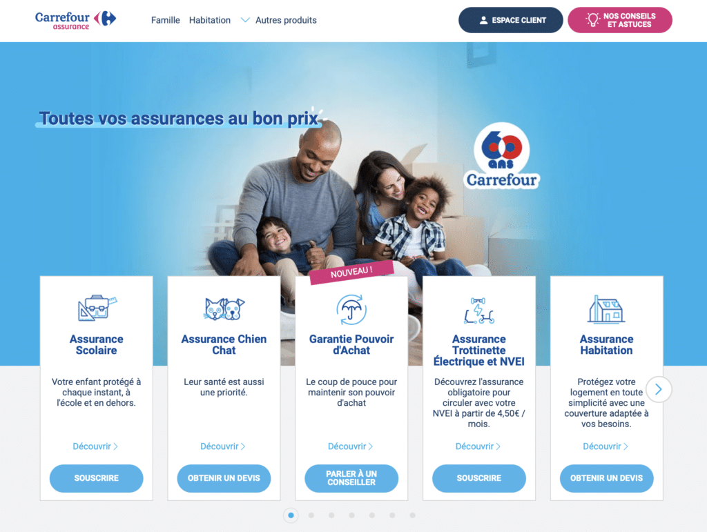 assurances carrefour banque