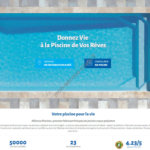 Aperçu du site web de Alliance piscines