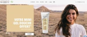 Aperçu du site web Laboratoires de Biarritz