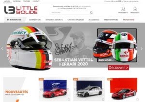 Aperçu du site web Litlle bolide