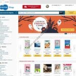 Aperçu du site web shop contact