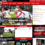 Aperçu du site web de OGC Nice