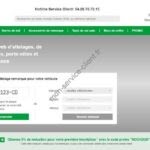 Aperçu de la page d’assistance du site Rameder