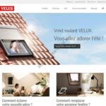 Aperçu du site web Velux