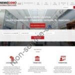 Aperçu du site web Remicom