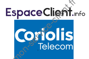 Coriolis et Moi : Connexion à mon espace client