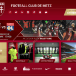 Aperçu du site web du club de Metz