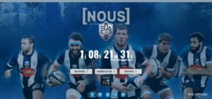 Aperçu du site web de Agen Rugby
