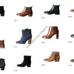 Modèles de chaussures disponibles sur l'atelier Tropézien