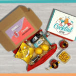 Aperçu d'une box &quot;ma cocktail box&quot; et de son contenu