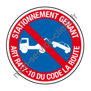 Stationnement gênant
