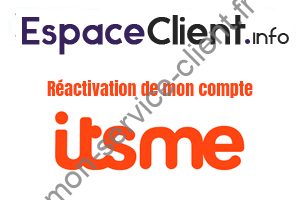 Réactiver un compte Itsme avec et sans eID