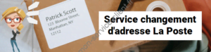 Service changement d'adresse La Poste