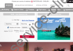 Aperçu du site officiel Air Mauritius