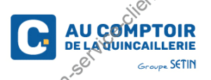 Logo officiel de la marque Au comptoir de la quincaillerie