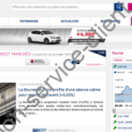 Capture du site officiel Boursorama Banque