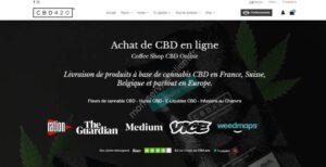 Aperçu du site web CBD420