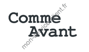 Logo officiel de la marque Comme avant