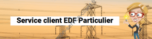 service client EDF Particulier